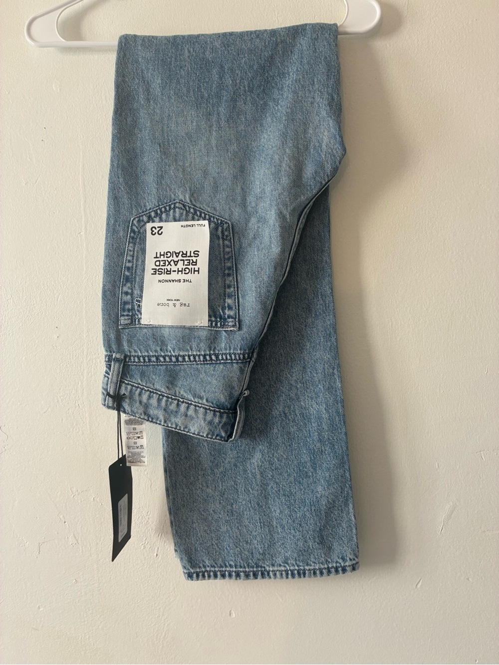 rag & bone High-Rise Relaxed Straight Jeans